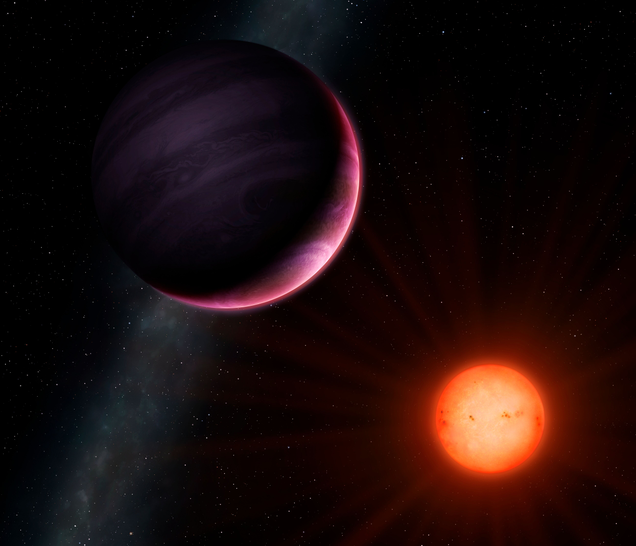 Artist’s impression of NGTS-1b with its neighbouring star (Image: University of Warwick/Mark Garlick).